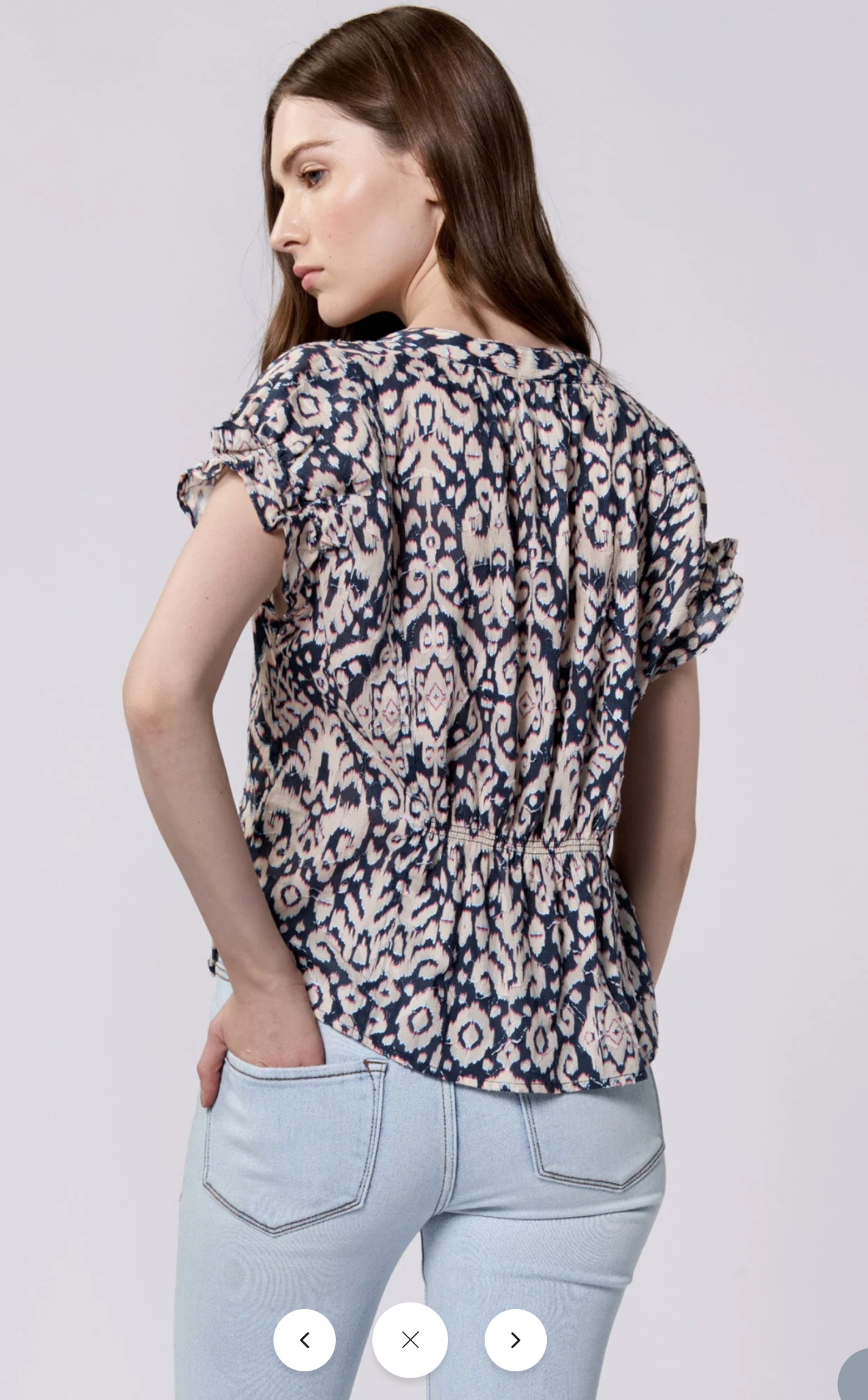 Dear John Julia V-Neck Short Sleeve Top