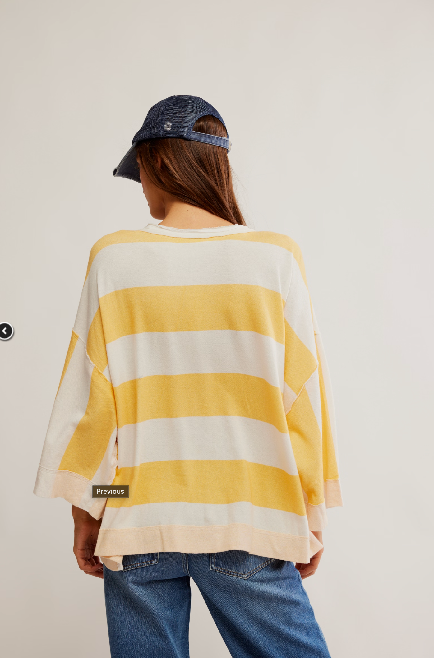 Free People Wonderful Striped Tee