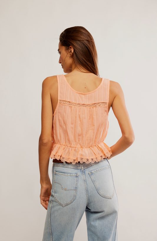 Free People Alana Lace Tank