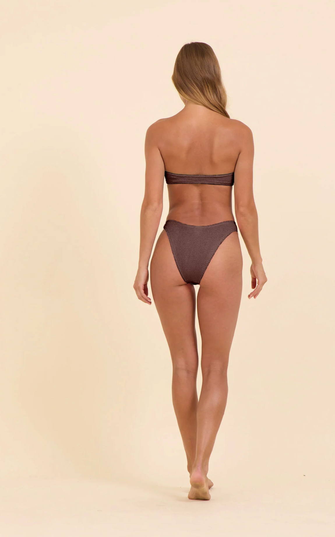 Cocoa Beach Krinkle By SG High Cut Bikini Bottom