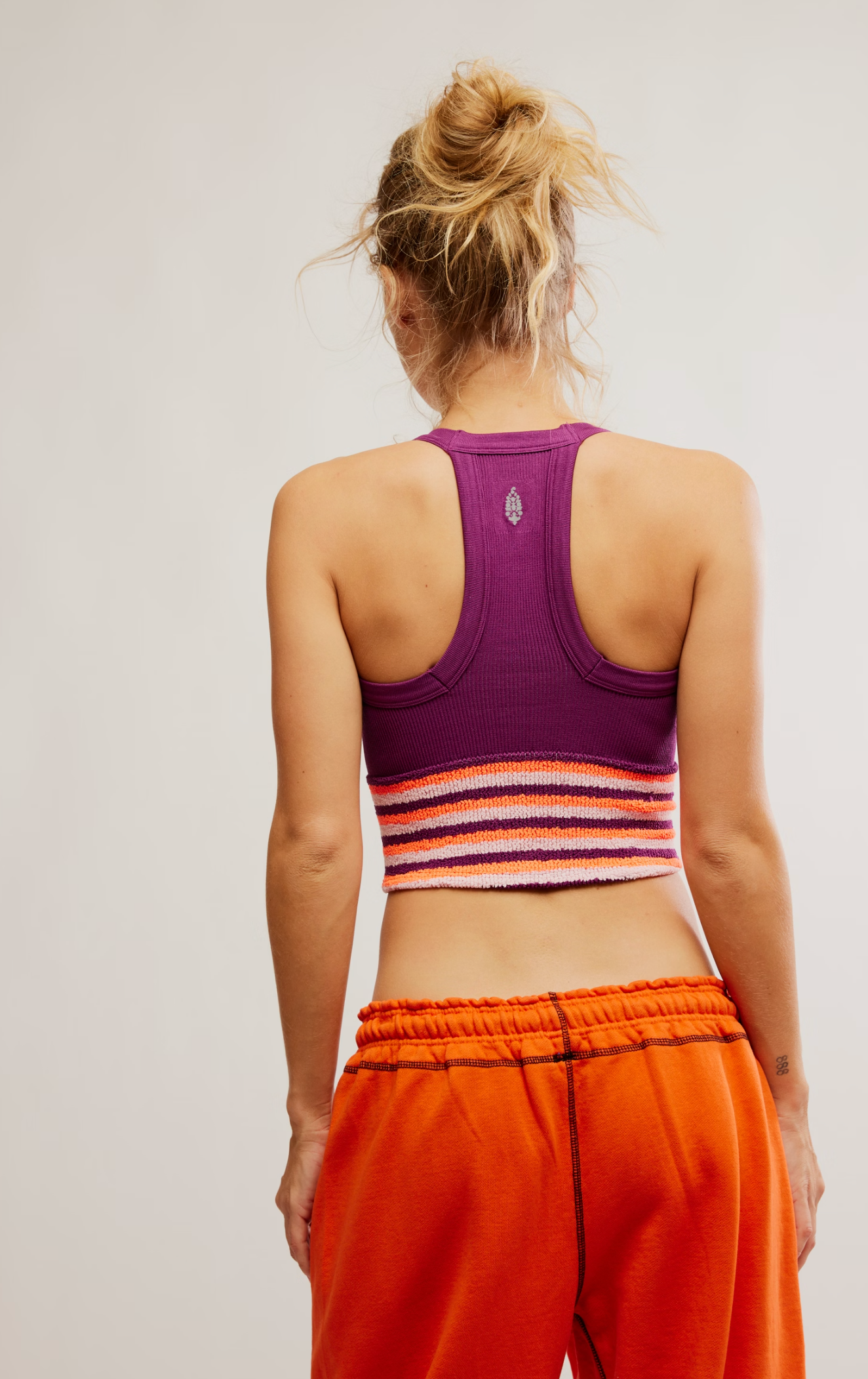 Free People All Clear Vneck Stripe Cami