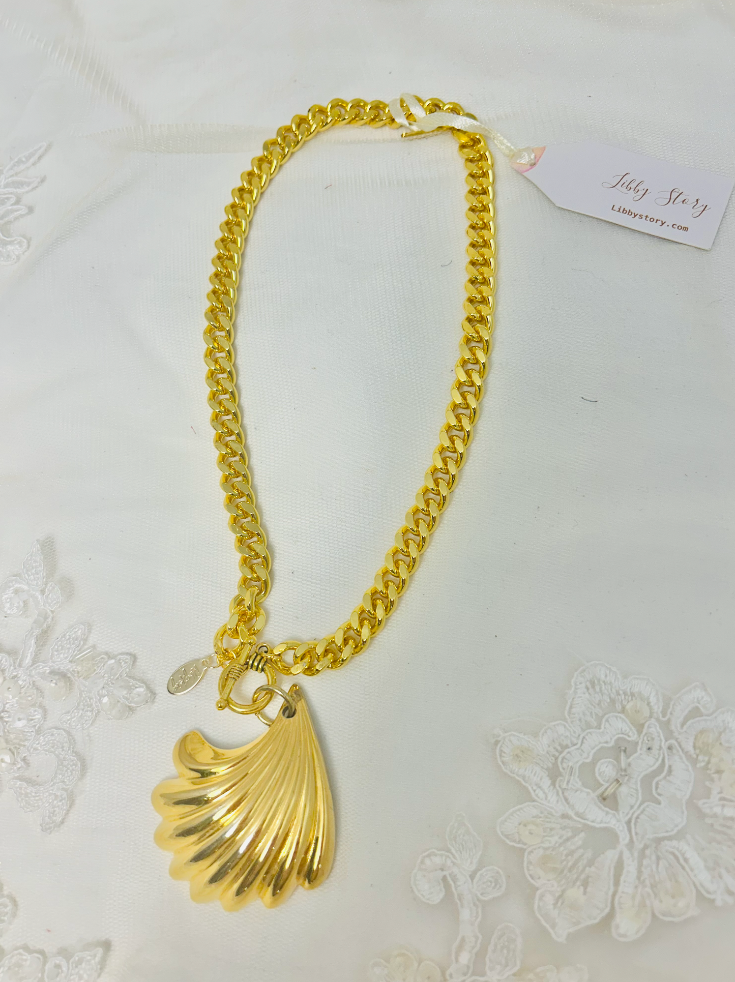 OOAK Vintage Shell Necklace