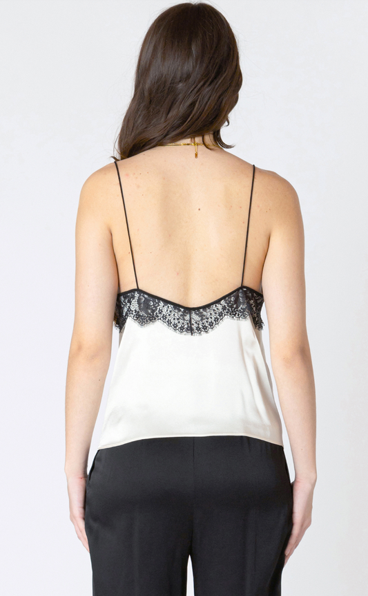 Dex Lace Trim Woven Cami