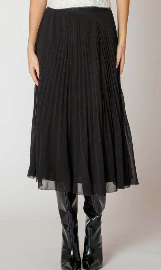 Dex Pleated Midi Skirt