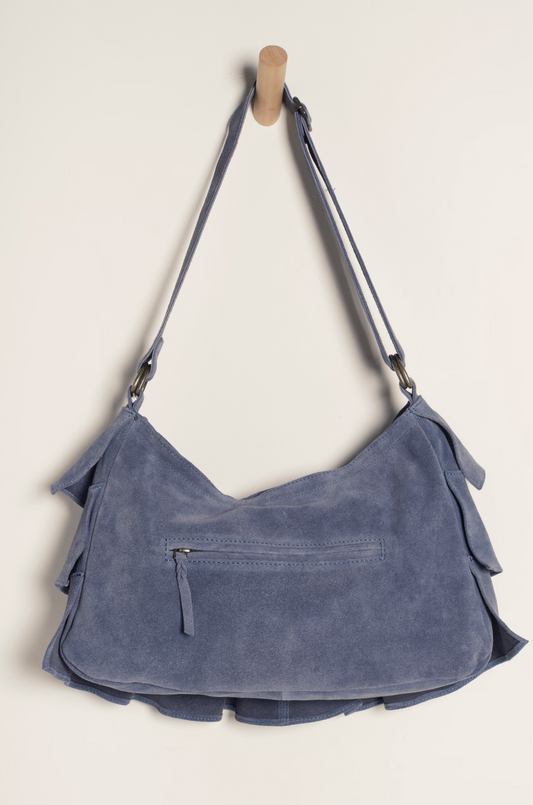 Free People Rae Ruffle Shoulder Bag