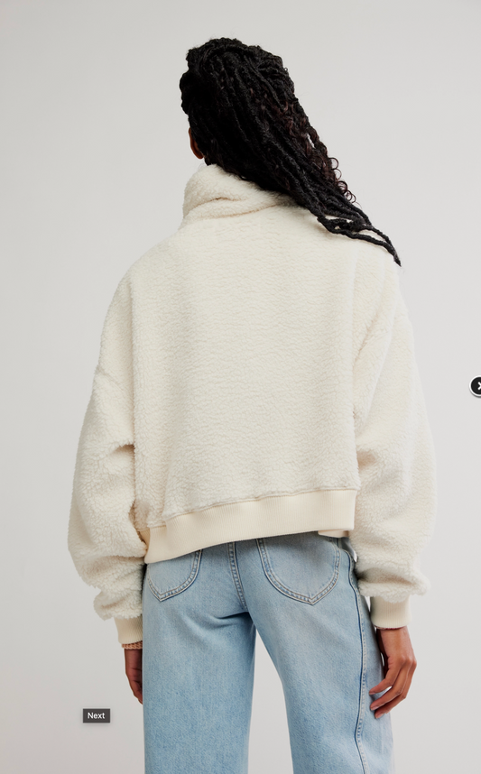 Free People Alpine Sherpa Cardi