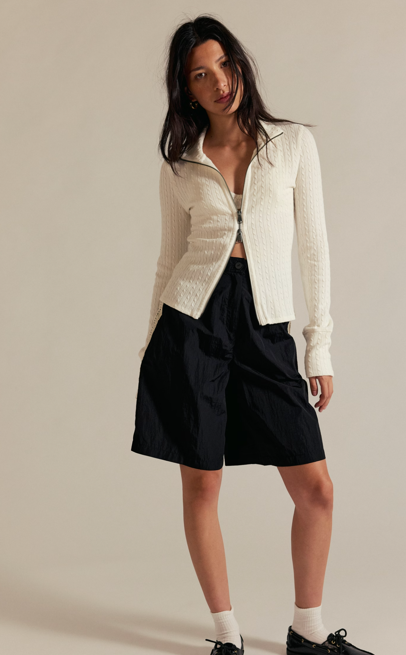 Free People Brunch Girl Zip Up