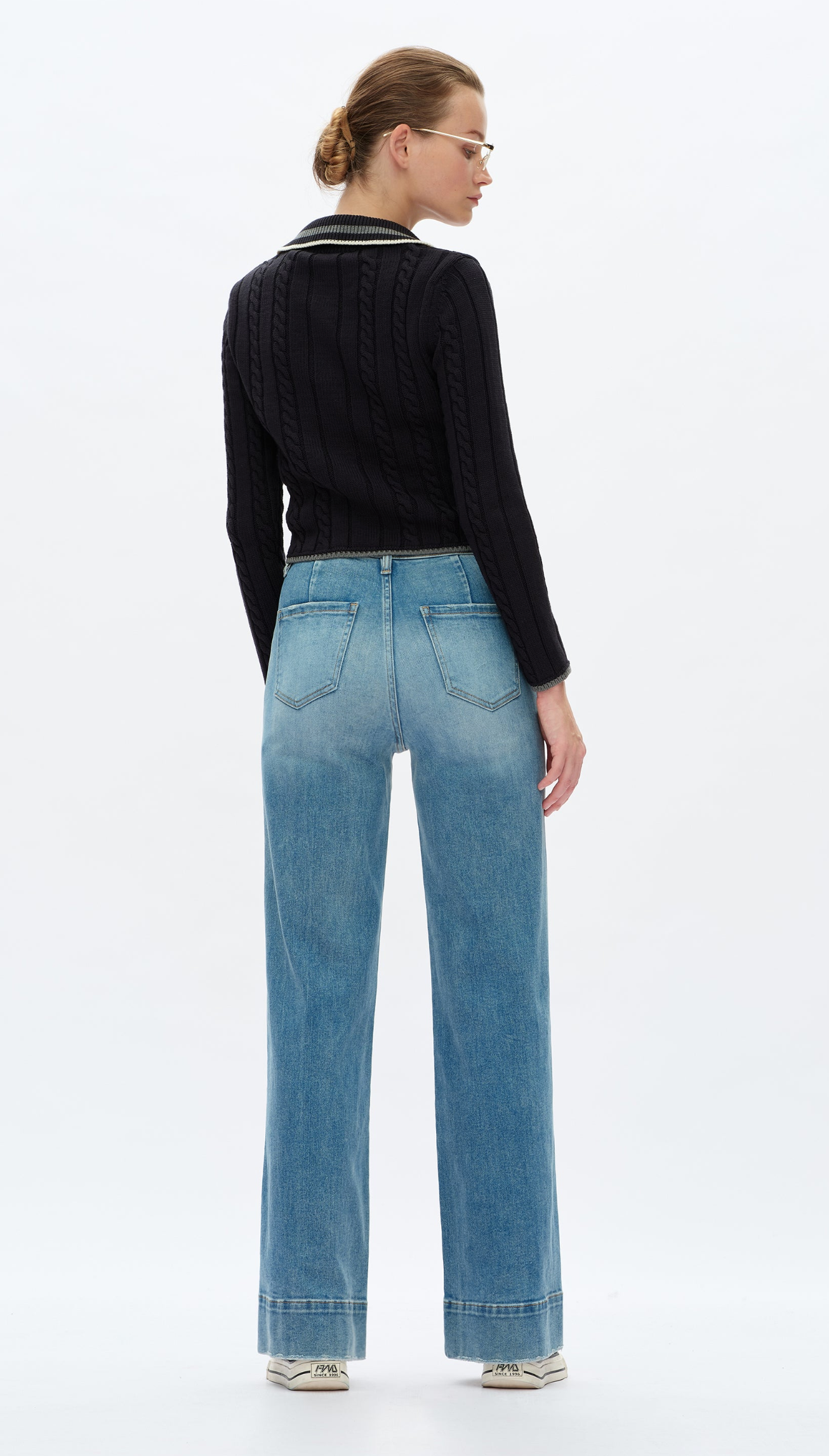 Bayeas High Rise Wide Leg Jean