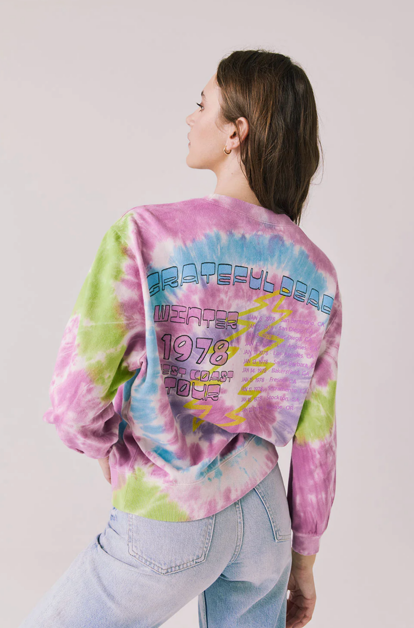 Chaser Grateful Dead Rose Logo Crewneck