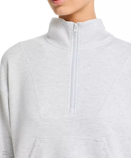 Vintage Havana Cloud Fleece Quarter Zip Pullover