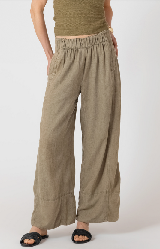 Dex Wide Leg Linen Pant