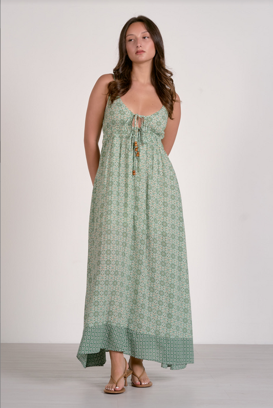 Elan Spaghetti Strap Maxi Dress