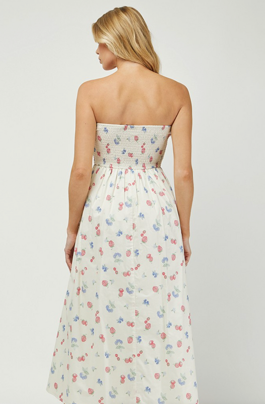 Lightweight Voile Printed Maxi Dress