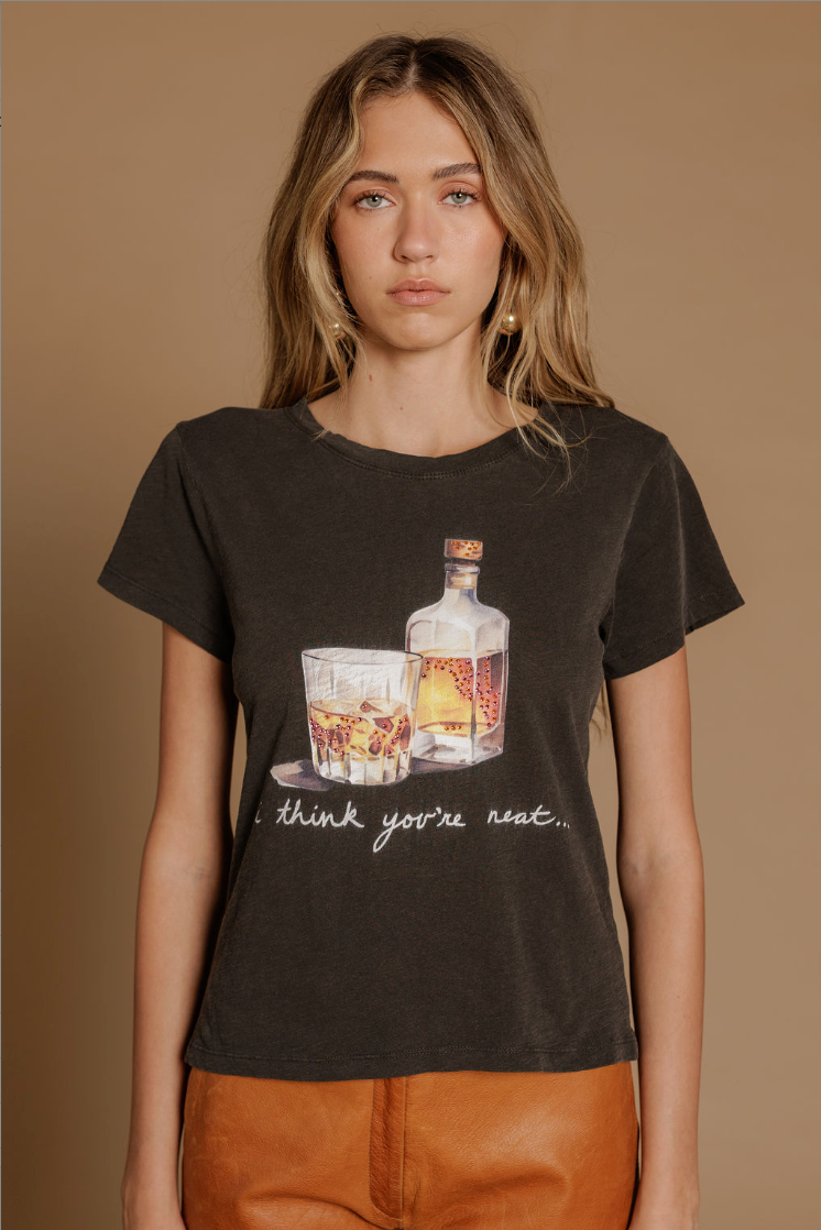 All Us I Think Your Neat Slim Tee