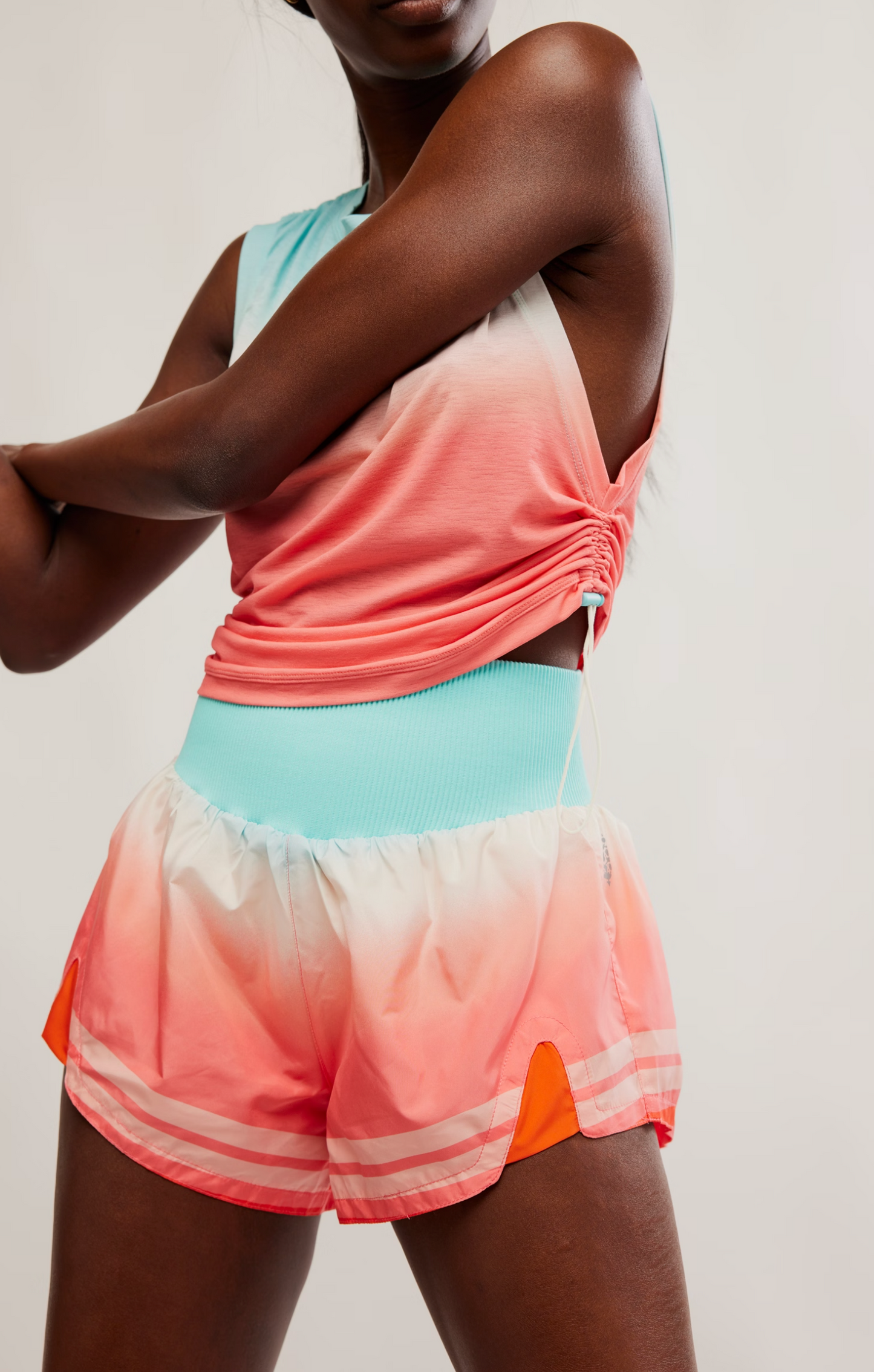 Free People Carpe Diem Printed Shorts