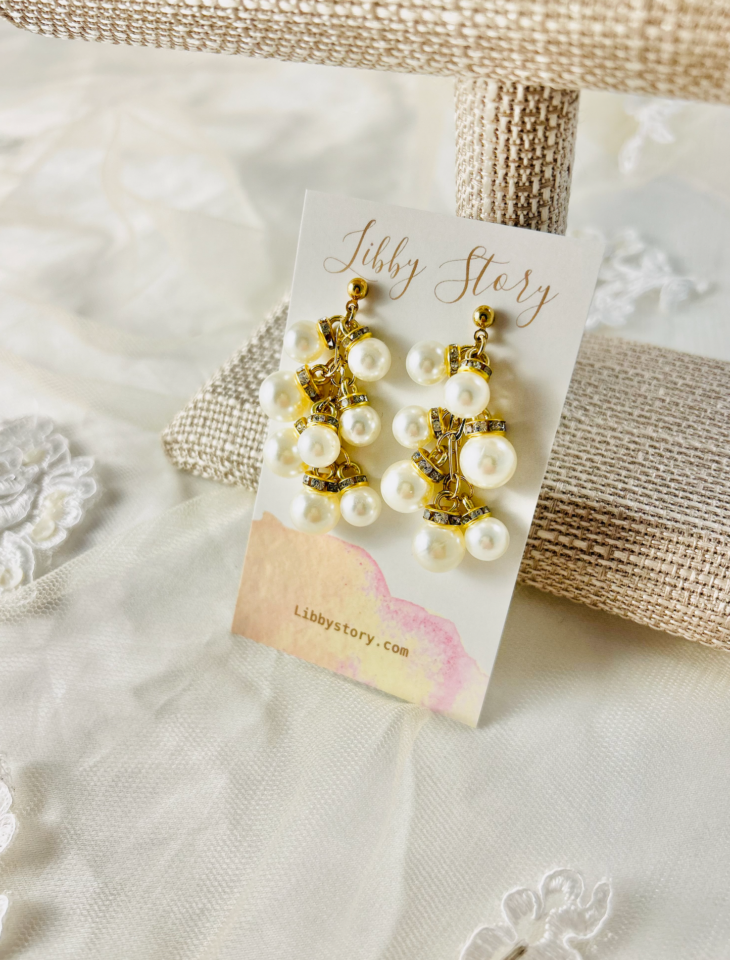Pearl Fringe Earrings
