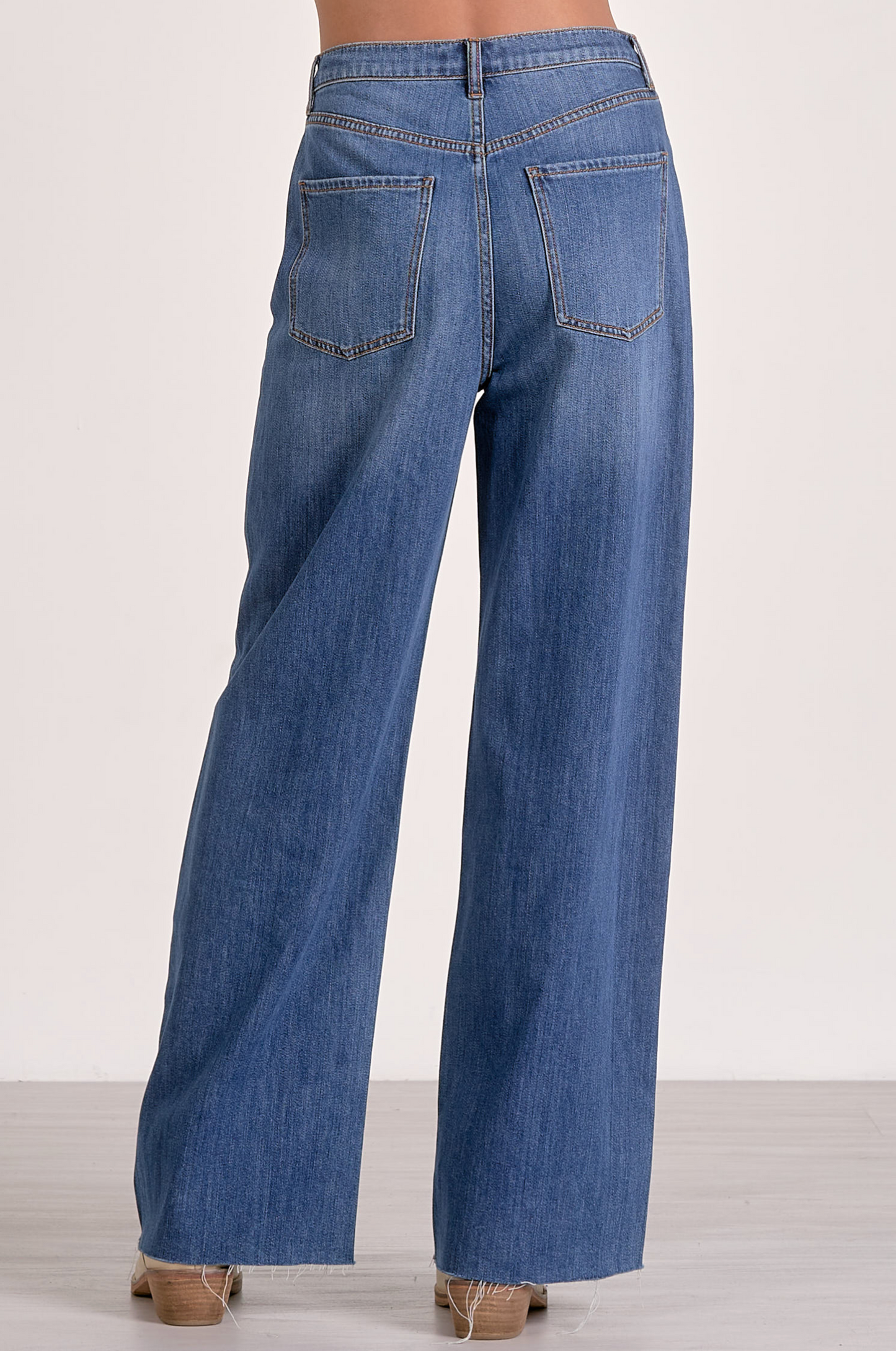 Elan High Waist Wide Leg Jean