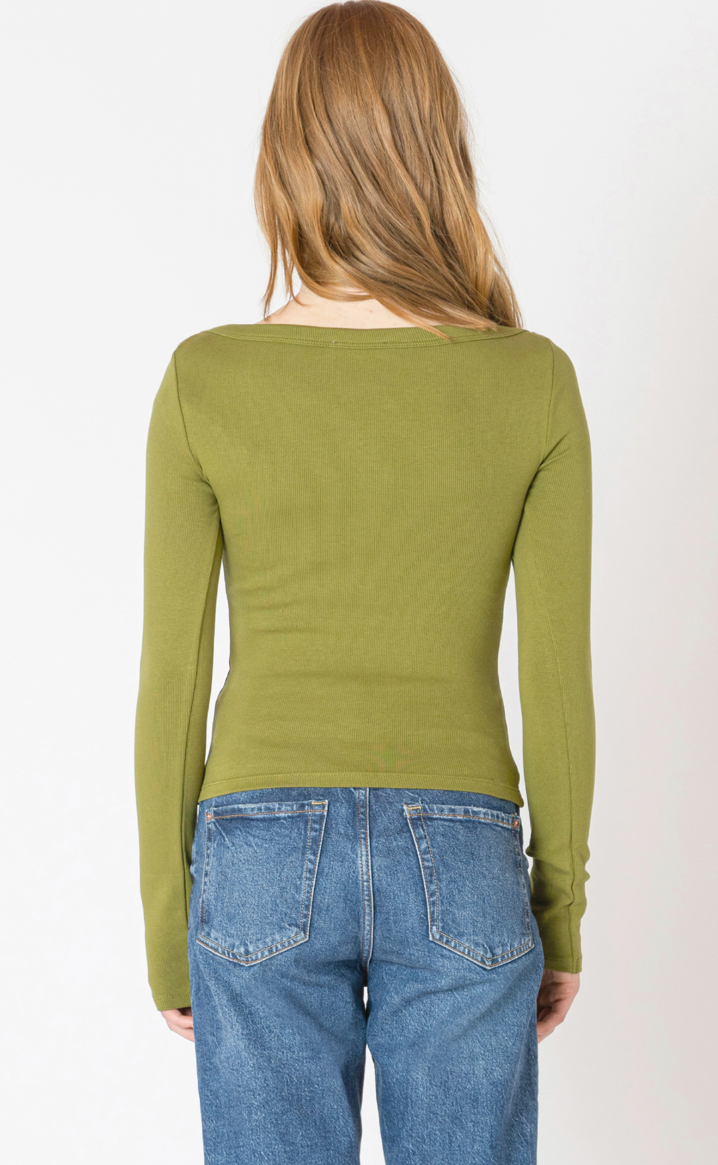 Dex Boatneck Ribbed Top