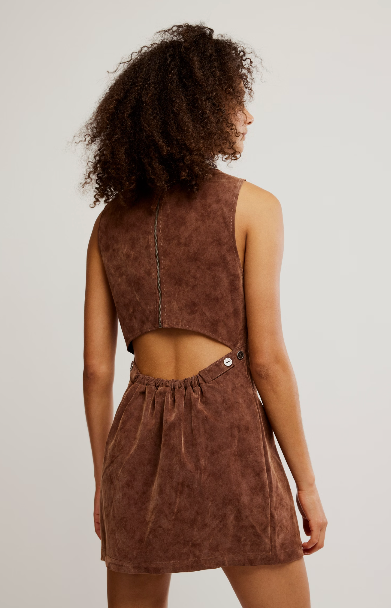Free People Atlas Suede Mini Dress