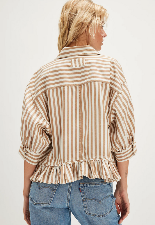 Free People We The Free Bailey Stripe Shirt