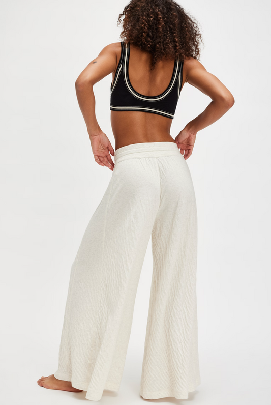 Free People Wait A Minute Wide-Leg Lounge Pants