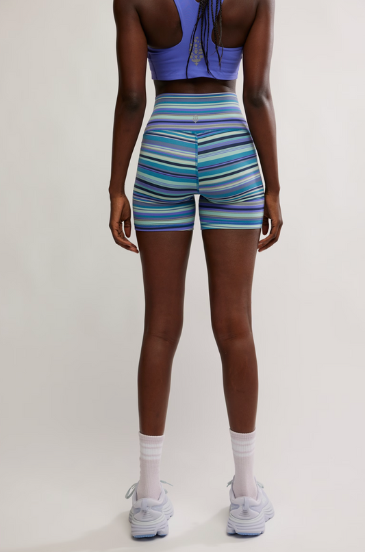 Free People Never Better Printed Bike Shorts