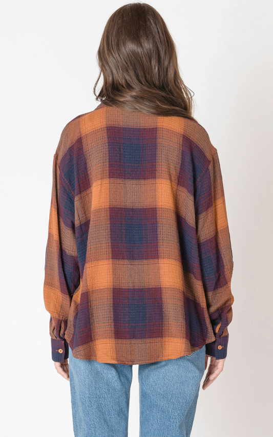 Dex TEXTURED PLAID SHIRT