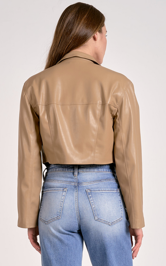 Elan Front Pocket Cropped Jacket