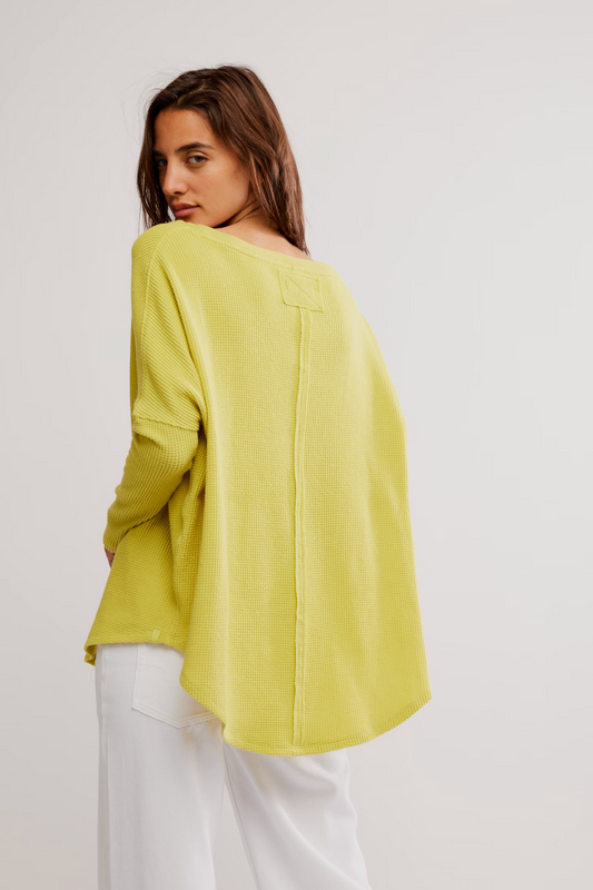 Free People Latte Blues Thermal