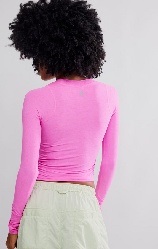 Free People Tempo Ruched Long Sleeve