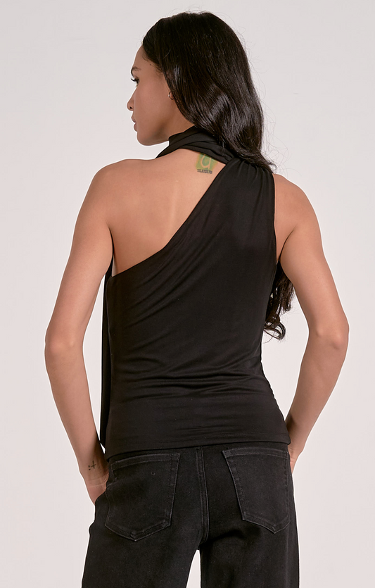 Elan Sleevless Wrap Neck Top