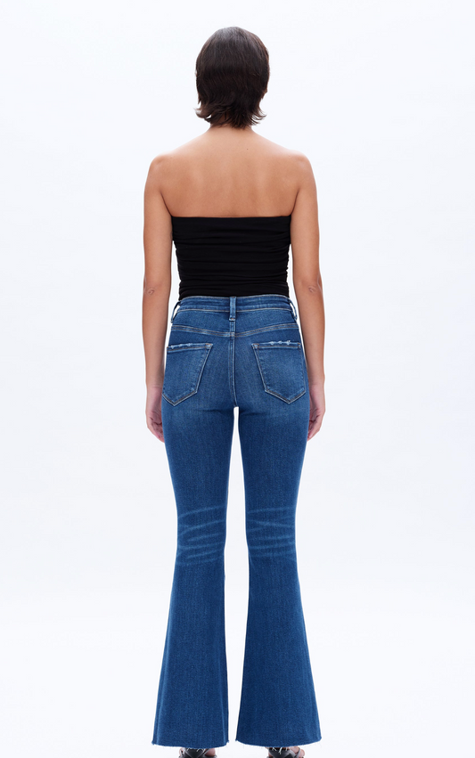 Bayeas High Rise Lifting Flare Jeans