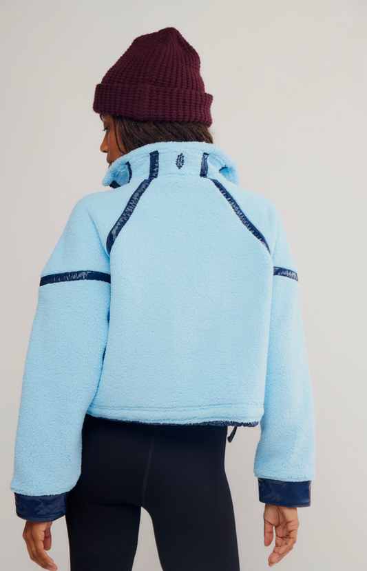 Free People Mountain High Shine 1/2 Zip