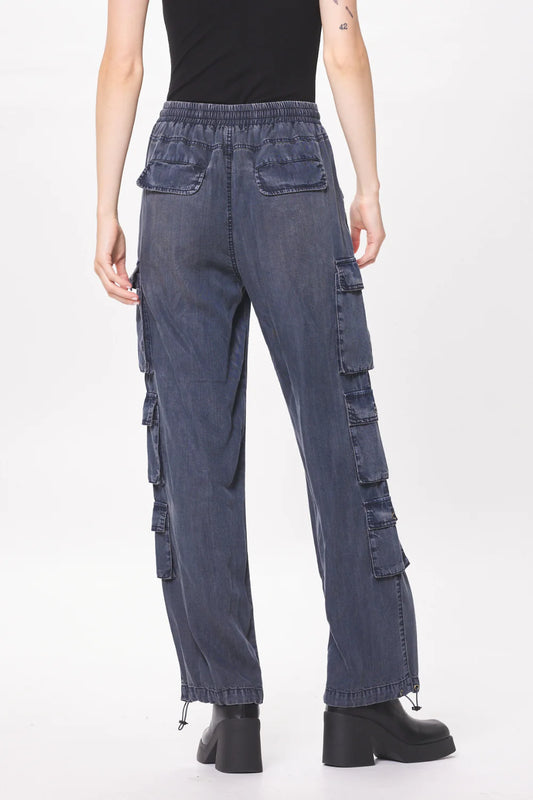 Vintage Havana Tencel Cargo Pant