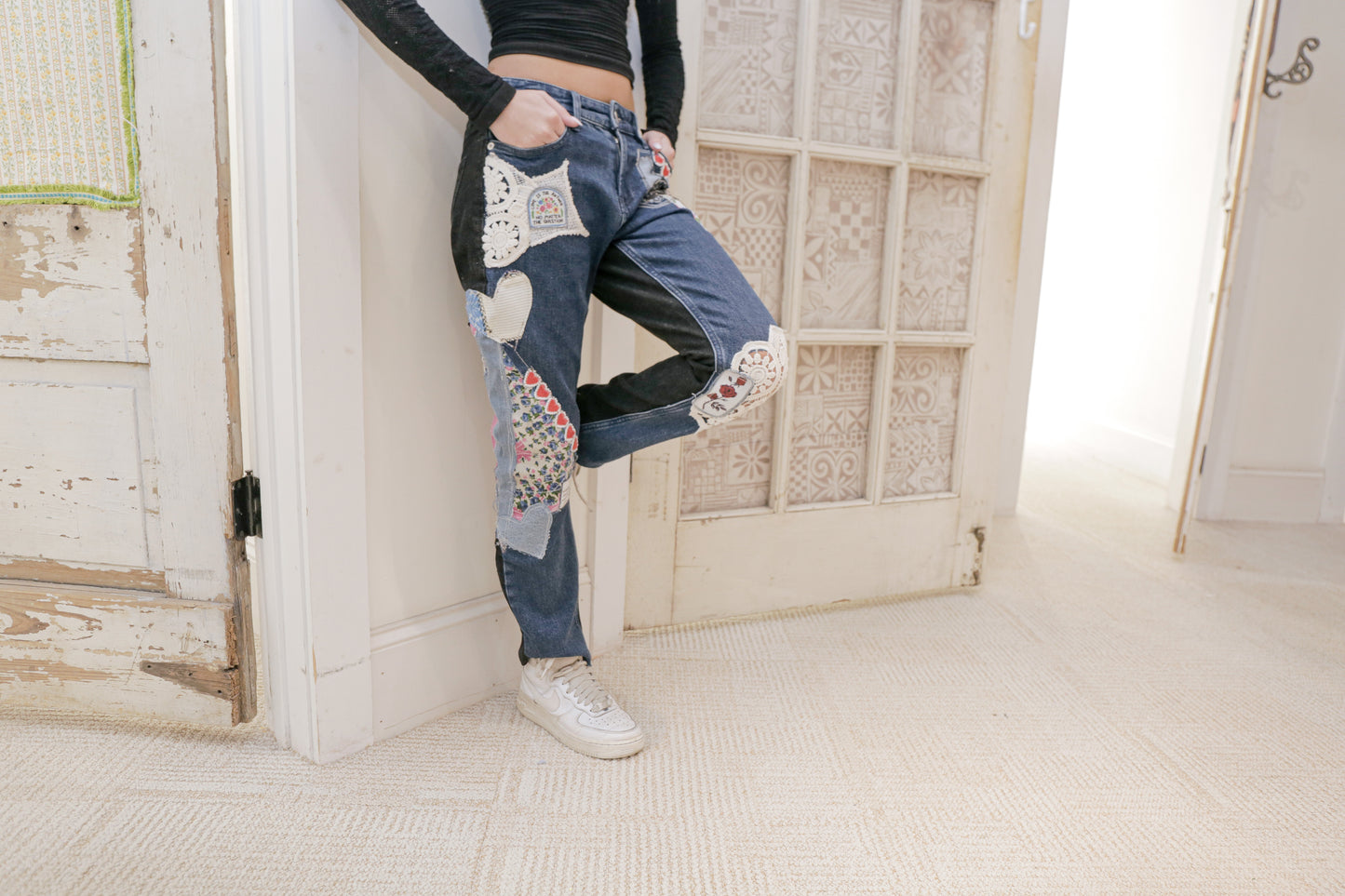 Libby Story x Dear John Vintage Patch Jeans | One-of-a-Kind