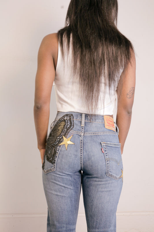 Levi x Libby Story Patchwork Denim | One-of-a-Kind