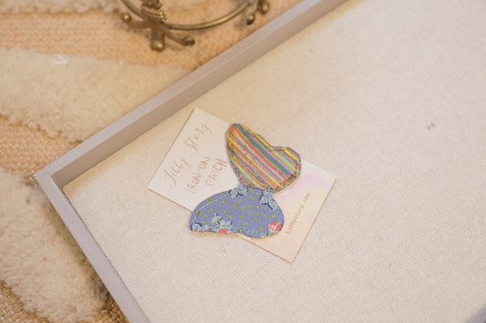 Libby Story Medium Hand-painted Butterfly Patch