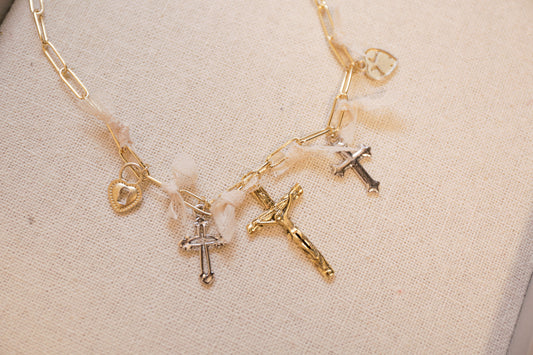 He is Risen Charm Necklace | One-of-a-Kind