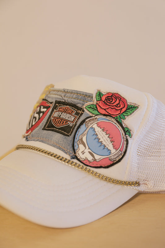 Harley Kiss Patch Trucker Hat | One-of-a-Kind
