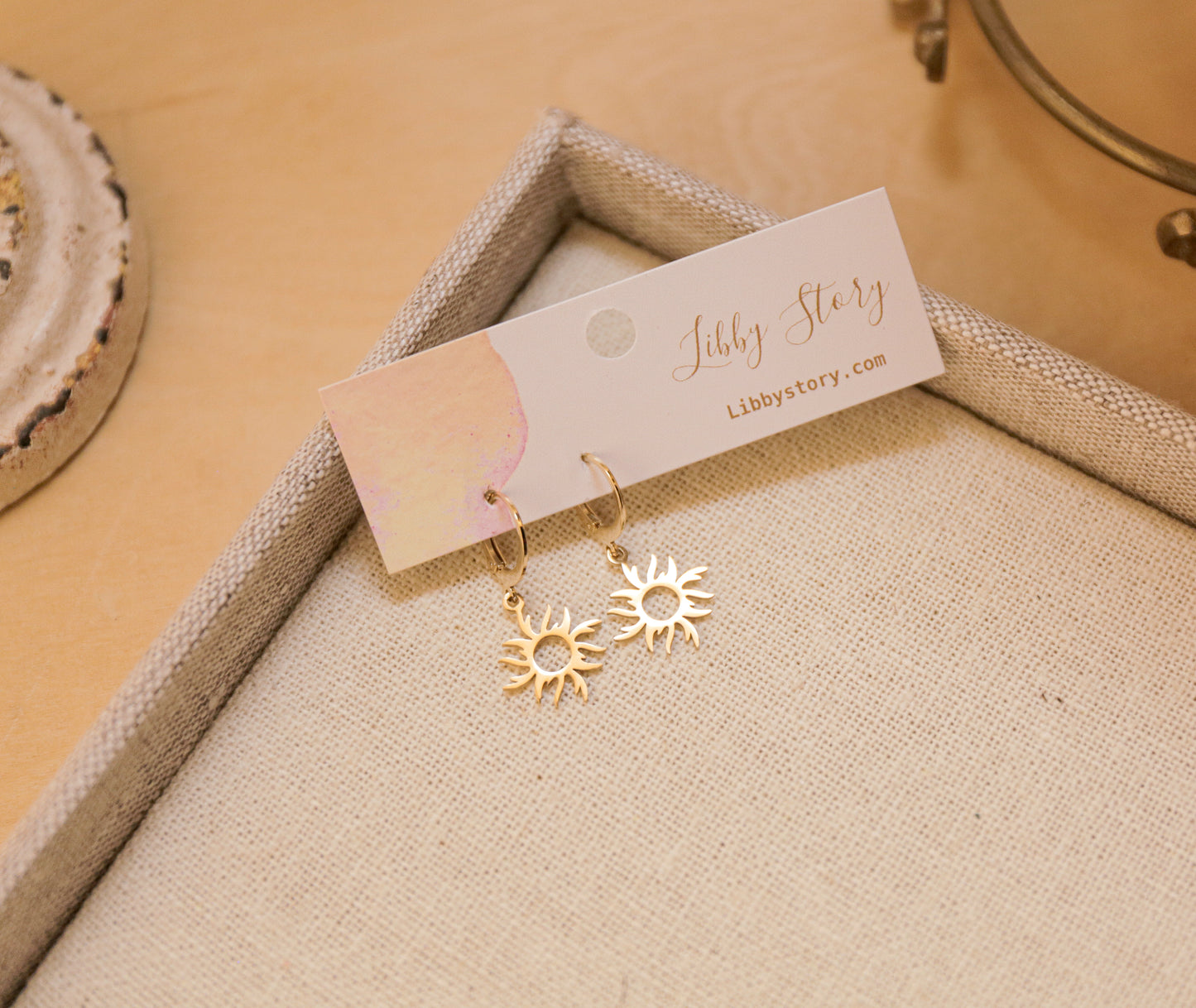 Sunshine Gold Plated Earrings