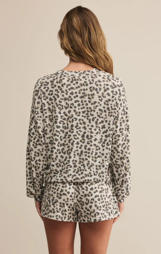ZSupply Luxe Leopard LS Top