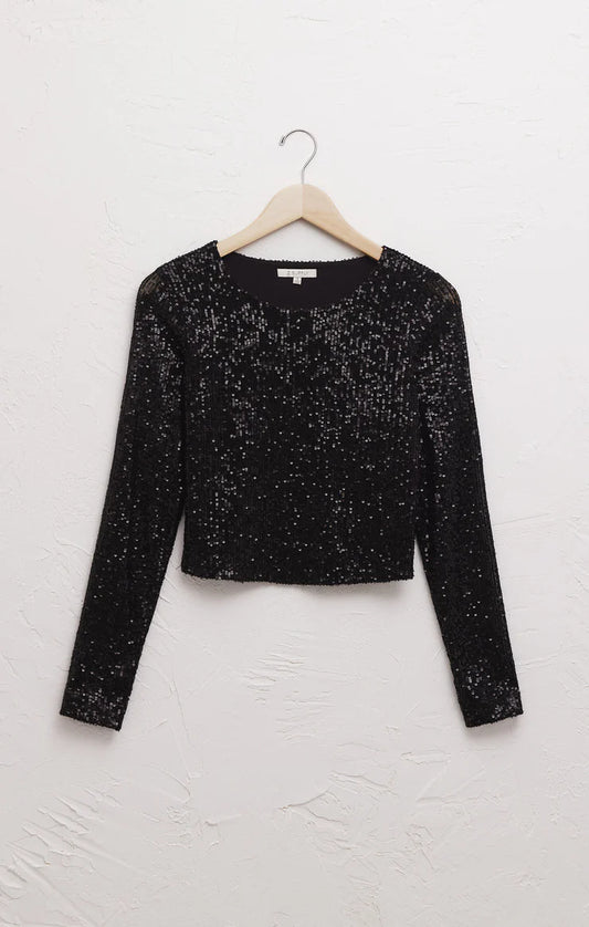 Z Supply Aurora Sequin Top
