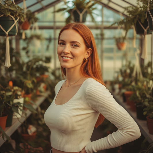 AI Editorial - Stainless Steel Ribbed Texture Hoop Earrings