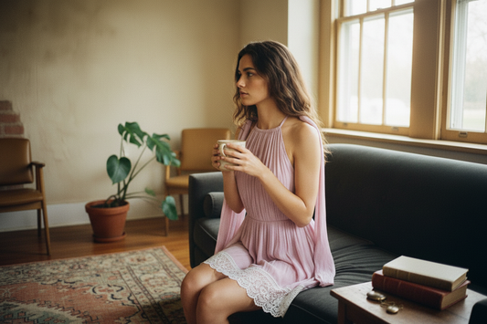 AI Editorial - Penny Lace Trim Mini Dress