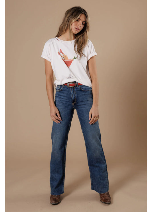 All Us Martini Legs Boy Tee