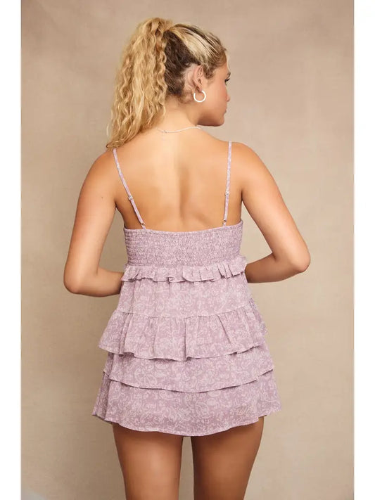 Chiffon Ruffle Detail Top