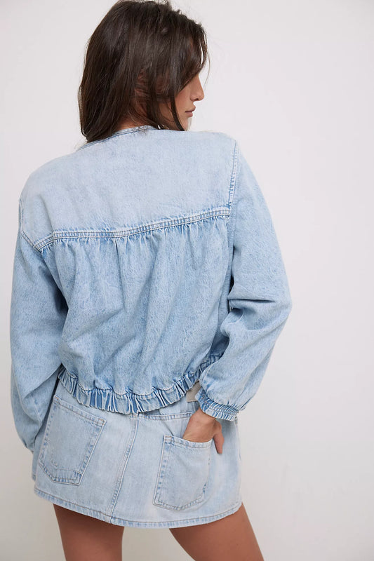 Free People Layla Denim Jacket