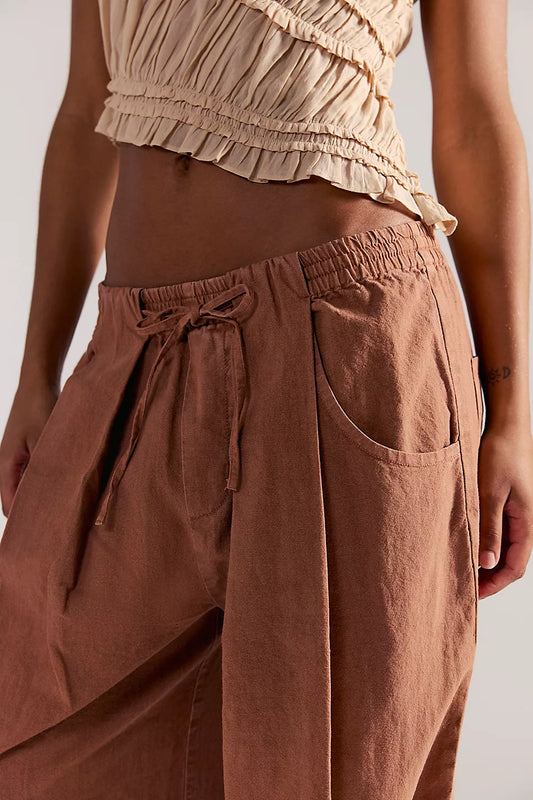 Free People Chambers Laid Pull On Pants