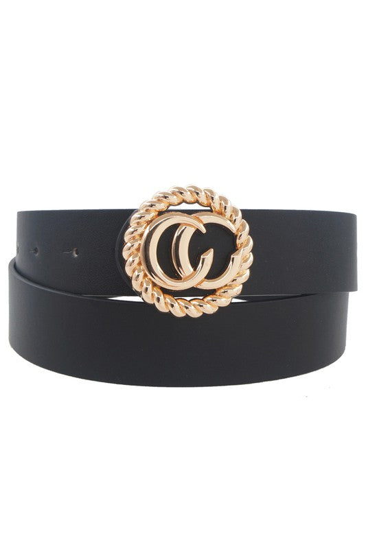 Double C Buckle Belt