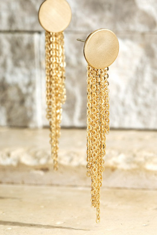 Cascading Chain Earring